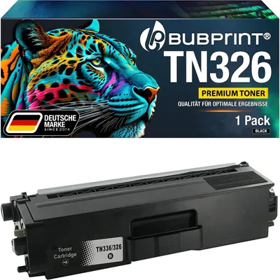 Productafbeelding van Bubprint tonercartridge, compatibel met Brother TN-326 TN-326BK, zwart