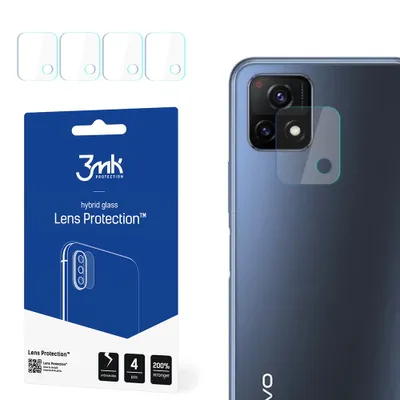 Produktbild von 3mk Hybridglas Lens Protection für Vivo Y31s 5G Kamera Objektiv Kameralinse 0,16mm 6H (4 Stück)