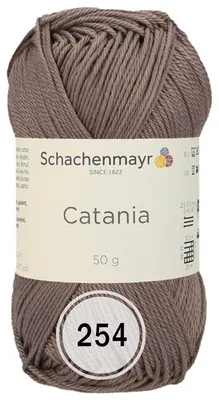 Image de Schachenmayr Catania, 50g Taupe Fils à tricoter main