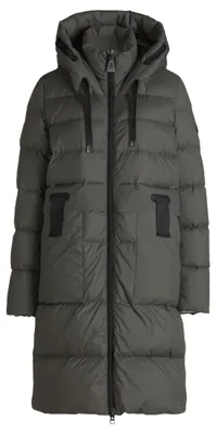 Produktbild von Betty Barclay Daunen-Steppjacke mit Kapuze, Stehkragen, Zweiwege-Reißverschluss, 102 cm Länge