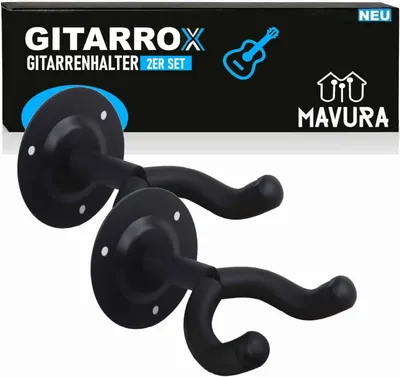 Produktbild von GITARROX Gitarrenwandhalter Gitarrenhalter Wandhalterung Gitarren Ständer Stativ