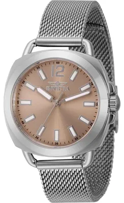 Obrázok produktu pre Invicta Wildflower 46337 Dámske hodinky - Quartz strojček - Nerezová oceľ s ružovým ciferníkom - 32 mm