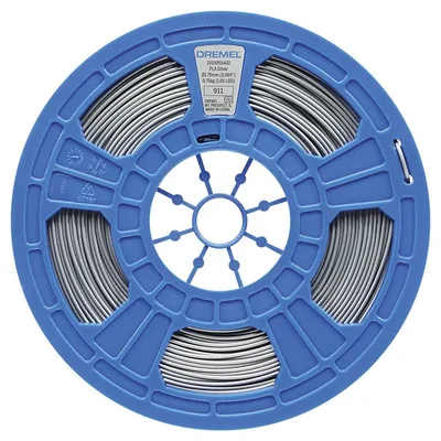 Obrázek produktu pro PLA filament, 1,75 mm, stříbrná barva, 0,75 kg