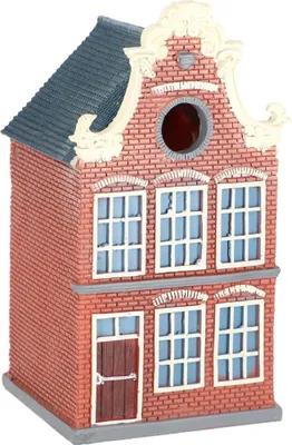 Produktbild von Esschert design Vogelnistkasten - rot - Kanalhaus