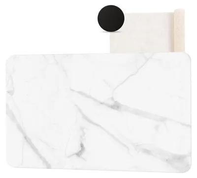 Immagine prodotto di Tappetini da bagno in diatomite, ad asciugatura rapida, antiscivolo e assorbenti, colore bianco