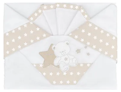 Image de Ensemble de literie en coton pour lit bébé, comprenant 3 pièces