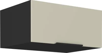 Produktbild von Kondela Oberer Küchenschrank Araka 80 NAGU-36 1F - Kaschmir / Schwarz