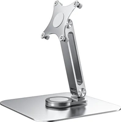 Produktbild von Monitorständer, höhenverstellbar, 360-Grad-Drehung, Silber