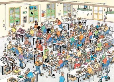 Zdjęcie produktu dla Jan van Haasteren 1110100809, 1000 szt., Humor, 15 lat(a)