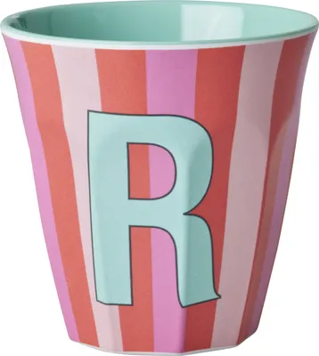 Produktbild von Rice Becher - TÜRKIS/ROSA/PINK - Buchstabe R