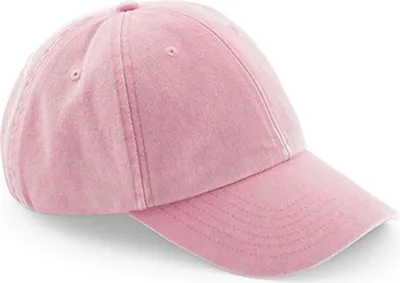 Produktbild von Beechfield B655 | Low Profile Vintage Cap / 6-Panel-Design - Farbe: Vintage Dusky Pink - Größe: One Size