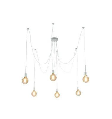 Image de Apt Zd74B Plafonnier Blanc À 6 Bras