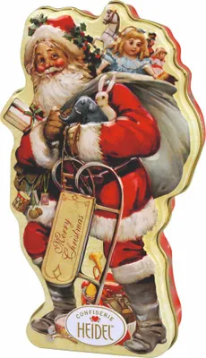 Produktbild von Heidel 'Weihnachts-Nostalgie' Weihnachtsmann Geschenkdose 86g