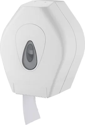 Produktbild von PlastiQline Großrollenspender MIDI - Toilettenpapierspender - Farbfenster grau