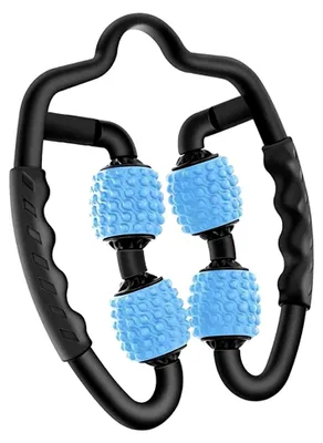 Produktbild von WOSNN Muskel-Massageroller für Selbstmassage, geeignet für Nacken, Oberschenkel, Unterarme, Waden, Füße und Beine. Faszienrolle und Triggerpunkt-Massagerolle