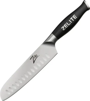 Produktbild von Zelite Santoku Kochmesser, 17,8 cm Profi Messer aus Deutschem Edelstahl, Japanisch Inspirierte Scharfe Messer für Küche, Scharfes Koch Messer für Zuhause & Gastro, Küchenmesser Extrem Scharf