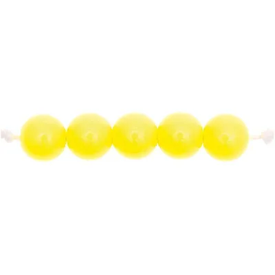 Image de Perles en plastique jaunes