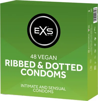 Zdjęcie produktu dla EXS Ribbed & Dotted 48 szt. - prezerwatywy prążkowane i kropkowane