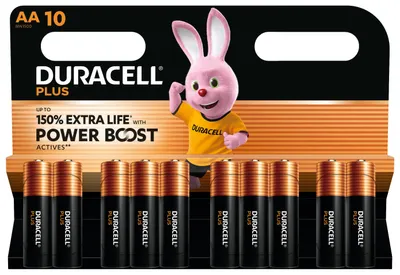 Immagine prodotto di Duracell Plus Boost AA (MN1500/LR6) CP10 Batterie AA Blister da 10