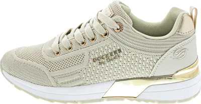 Zdjęcie produktu dla Dockers by Gerli sportowe sznurowane buty w kolorze beżowym, rozmiar 38