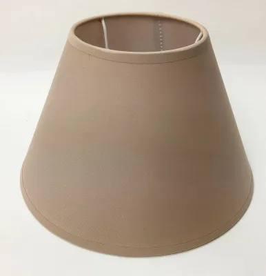 Produktbild von Various Leuchten Lampenschirm Beige – E27 Baumwollstoff, konisch, 25 cm