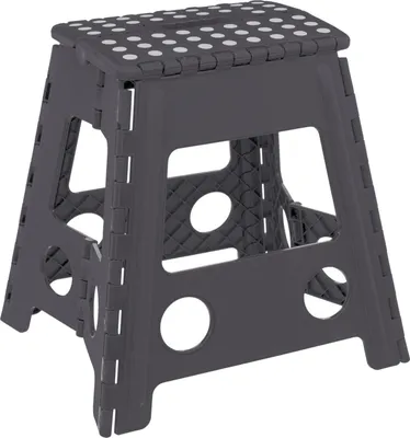 Produktbild von 5Five Kuchenhocker/Trittbrett - faltbar - grau - Kunststoff - 39cm