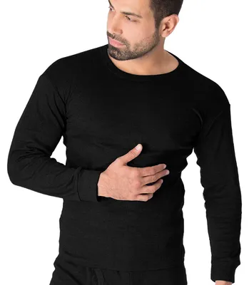 Produktbild von Black Snake Thermounterhemd Herren Langarm mit Innenfleece - M - Schwarz