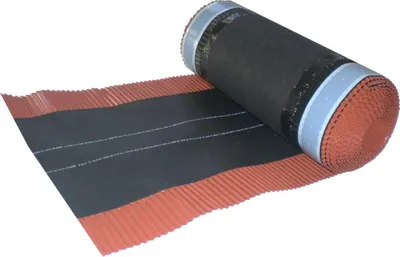 Produktbild von Sarei First- und Gratrolle mit Spinnvlies 5 m x 320 mm ziegelrot