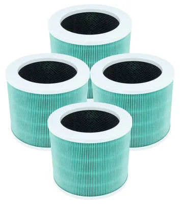 Produktbild von vhbw 4x Luftilter kompatibel mit Morento HY1800 Luftreiniger - Kombifilter EPA (E12) + Aktivkohle