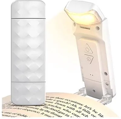 Zdjęcie produktu dla Lampka do czytania z zasilaniem USB, 3 kolory, 5 poziomów jasności, kompaktowa, trwała, z klipsem
