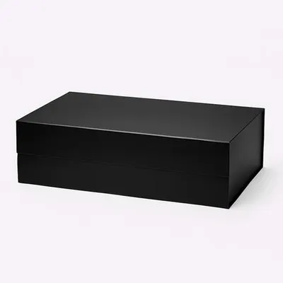 Zdjęcie produktu dla Pudełko Magnetyczne Na Prezent Duże Czarne 700x500x200mm XXXL Ozdobne na Prezent
