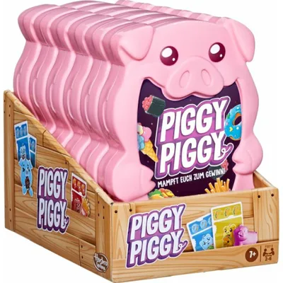 Zdjęcie produktu dla Hasbro Gaming Piggy Piggy, Gra karciana, Rodzina, 7 lat(a)