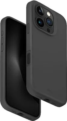 Immagine prodotto di UNIQ Lino Hue Apple iPhone 16 Pro Max ricarica Magclick grigio antracite