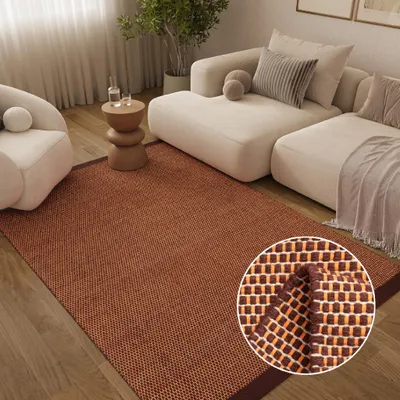 Obrázek produktu pro Tapiso Ručně vyráběný koberec LONI plochý, snadno udržovatelný, vlna a bavlna, moderní 300 x 400 cm