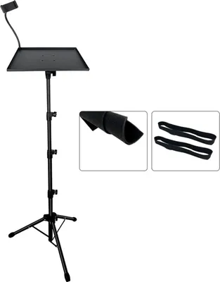 Produktbild von Projektor-Stativstaender, universeller Laptop-Staender mit Ablage, hoehenverstellbar von 24 bis 63 Zoll