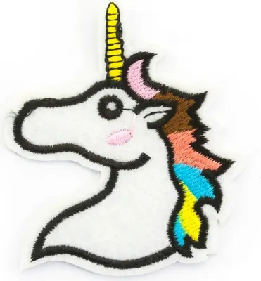 Produktbild von Oblique Unique Aufnäher Patch Abzeichen Aufbügler Flicken - Einhorn 1