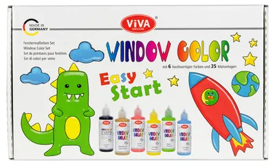 Obrázok produktu pre ViVA DECOR Sada okenných farieb Viva KIDS "Easy Start"
