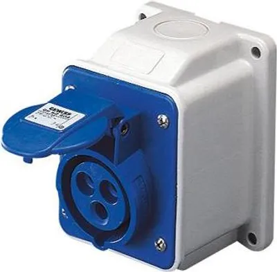 Image de Gewiss GW62409, 3P+N+T, 6 h, rouge, IP44, CE, ENEC, 400 V