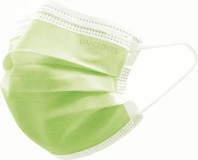 Produktbild von OP- Mundschutz Profil Plus - 500 Stk  limette  medizinischer Mundschutz Typ II R