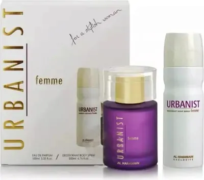Immagine prodotto di Al Haramain Urbanist Femme Eau de Parfum 100 ml spray + Deodorante Kö rper 200 ml spray