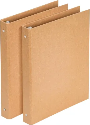 Produktbild von Kraftpapier A4-Mappen - 4-Ringmechanismus - Set von 2