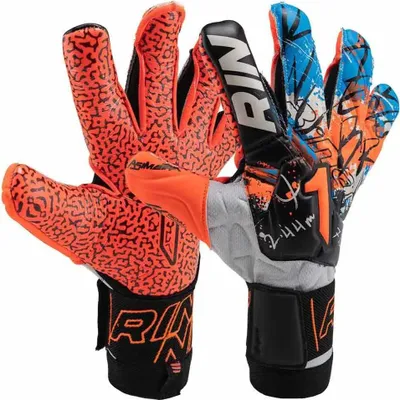 Immagine prodotto di Guanti da portiere Rinat Asimetrik Sgr Junior arancioni taglia 5 per bambini arancioni taglia 5