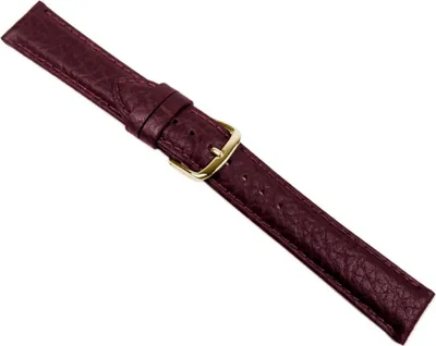 Produktbild von Kalb Matt Ersatzband Uhrenarmband Kalbsleder Bordeaux 20635G, Stegbreite:20mm