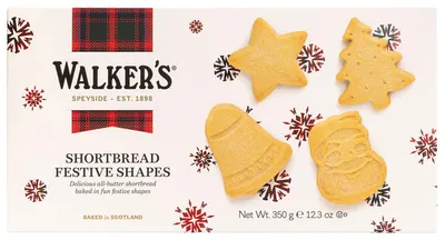 Produktbild von Walker's Shortbread Festive Shapes 350g