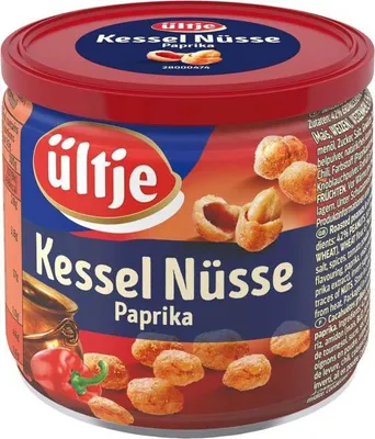 Produktbild von Ültje Kessel Nüsse Paprika geröstete Erdnüsse im Teigmantel 150g