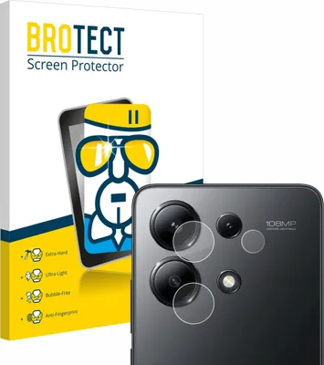 Produktbild von BROTECT Schutzglas für Xiaomi Redmi Note 13 4G (NUR Kameraschutz) Schutzfolie Panzer Folie Glas Display Schutz klar