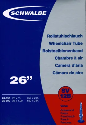 Produktbild von Schwalbe SV 12B 26 Zoll Schlauch Sclaverand Ventil