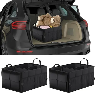 Produktbild von Auto Kofferraum Organizer 2 Stück, Wasserdicht, Faltbar, Für Alle Fahrzeuge