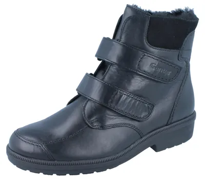 Produktbild von GANTER Kathy K Damen Winterstiefel Klettverschluss schwarz Glattleder Lammfell - Größe: UK 8,5