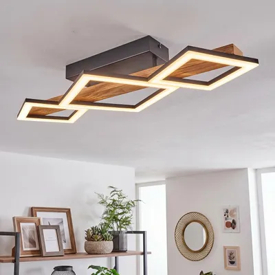 Produktbild von Stoccareddo »Stoccareddo« moderne Deckenlampe aus Metall/Holz